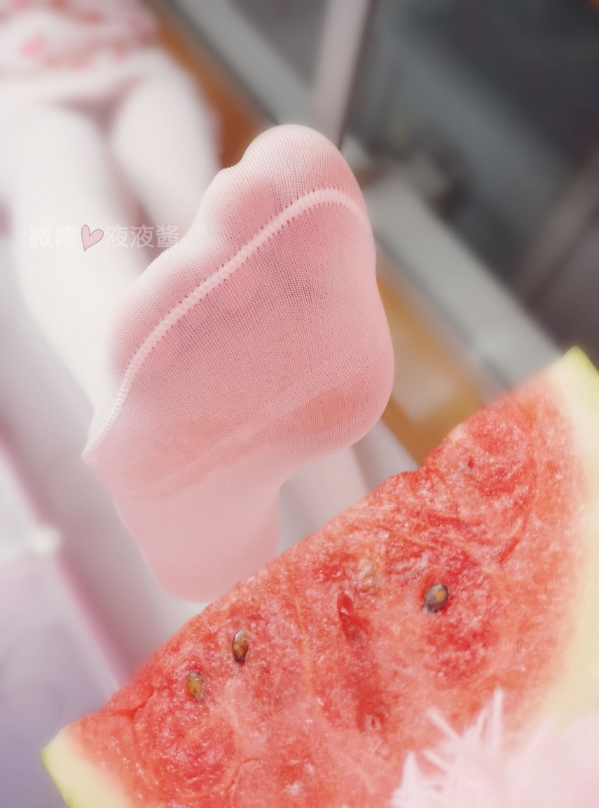 YeYe Playing With Her Watermelon