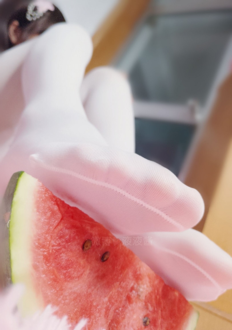 YeYe Playing With Her Watermelon